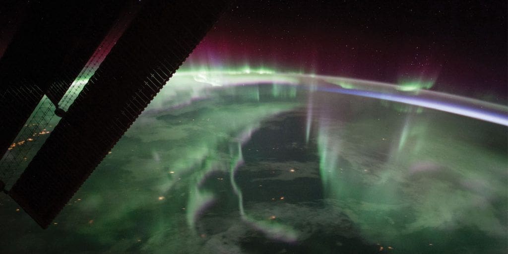Northern Lights Over Canada