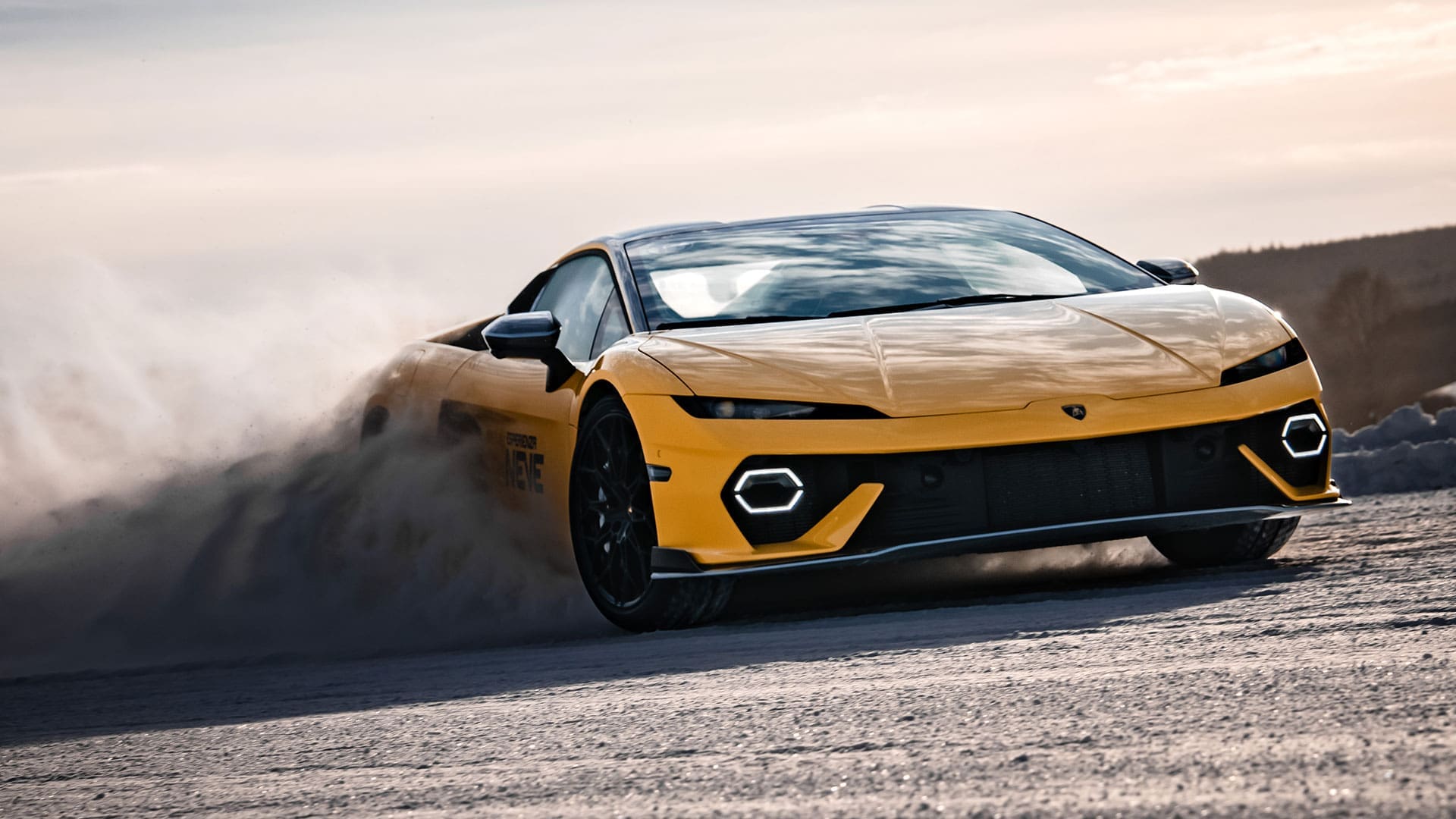We’re Drifting Lamborghinis on a Frozen Lake in Mongolia